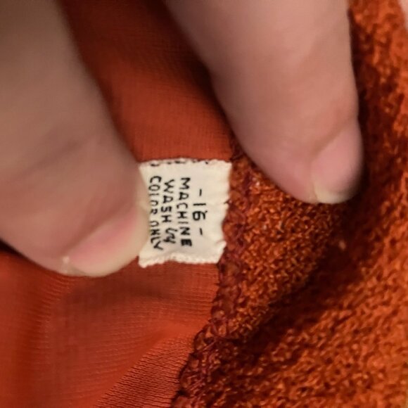 Vintage Orange Skirt and Shirt Set - Picture 4 of 6